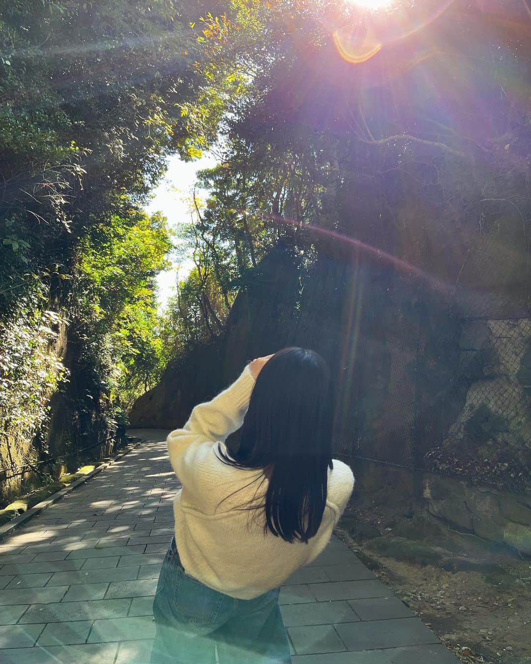 松永有紗さんのインスタグラム写真 - (松永有紗Instagram)「🐾☀️🌙⛰️🍁✨  最近みた綺麗な景色と恐竜の足跡みたいで可愛い葉っぱ🦖🐾 みたい景色がいっぱい！ オーロラもいつか絶対見てみたいんだぁ〜  #happy #nature #scenery #landscape #panorama」12月9日 18時11分 - arisa_matunaga