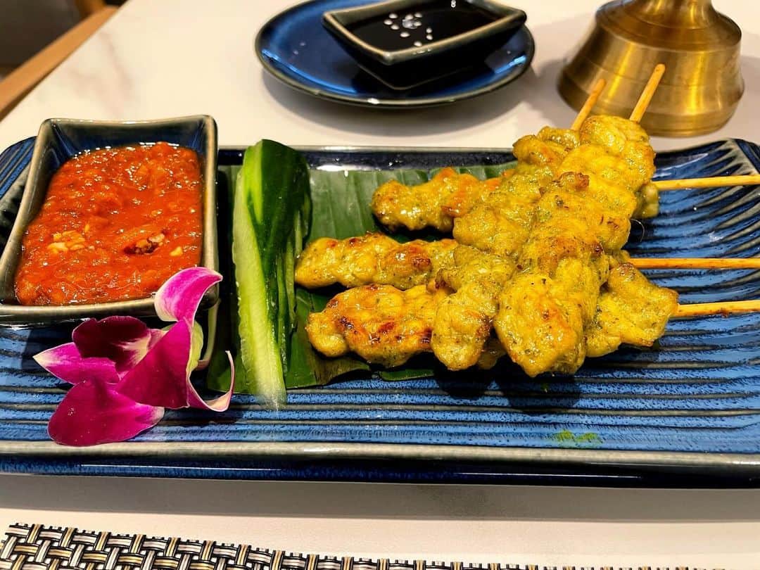 アグネス・チャンのインスタグラム：「久しぶりにタイ料理を食べたよ。」