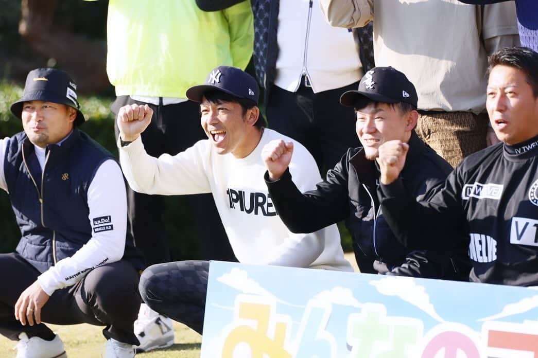 松田宣浩のインスタグラム：「みんなのゴルフ会に参加しました‼️久しぶりに会えて良かったです‼️」