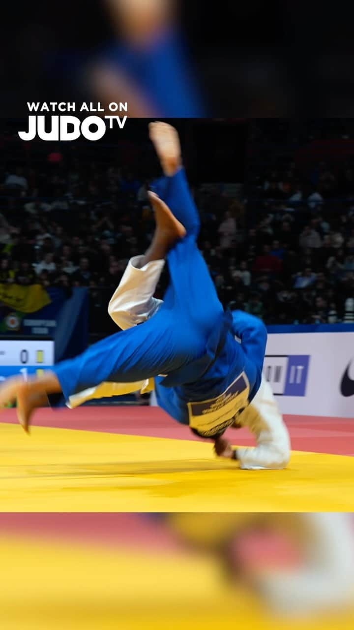 テディ・リネールのインスタグラム：「Activating G. O. A.T. mode ⚡️  👑 @teddyriner   #JudoBelgrade2023 #EuropeanJudo #Judo #GOAT #legend #PSG #PSGjudo #Ippon」