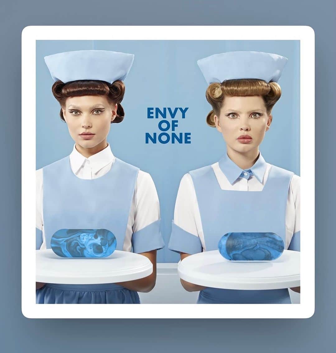 のインスタグラム：「※ Rushのギタリスト（70）の新バンド。  Envy Of None : Never Said I Love You  #envyofnone   #garbage のデビュー作を彷彿」
