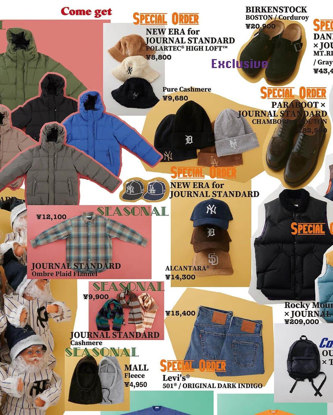 JOURNAL STANDARDさんのインスタグラム写真 - (JOURNAL STANDARDInstagram)「【Come get it bae!!】 JOURNAL STANDARDがお贈りするホリデーシーズンを盛り上げる珠玉の逸品達をご紹介。 是非、このフリーペーパーから見つけてみては？  Hey, Come get it bae!! （さぁ、君のモノにしてごらんベイビー!!）  フリーペーパー《Come get it bae!!》は各店にて絶賛配布中!! ベイクルーズストア内にて、WEB版も公開中!! https://baycrews.jp/feature/detail/10340 ———————————————————— Photo_Syoya Kitano Styling・Edit_Makoto Hongo ———————————————————— #2023aw #2024ss #journalstandard #baycrews #fashion #journalstandardmens #journalstandardladies #ジャーナルスタンダード」12月9日 20時02分 - journalstandard.jp