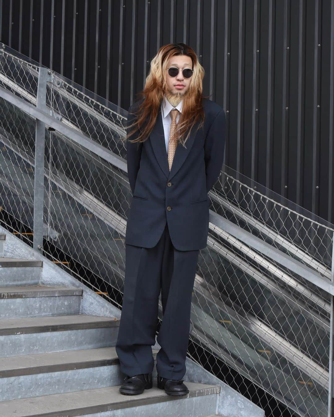 dudeのインスタグラム：「・ ・ 【 Pick Up Styling 】 ・ GIORGIO ARMAMNI - 90's 2B Tailored Setup ・ 着用モデル:  @pao_yumeto80 179cm ・ こちらの商品はdudeアカウントプロフィールのURL「dude online」より通販可能な商品となっております。 ・ スタイリングを中心に更新している @dude_harajuku・ 日常・お客様・アイテム等を発信する @dude_harajuku_daily・ どちらのアカウントも是非フォロー宜しくお願い致します。 ・ ・」