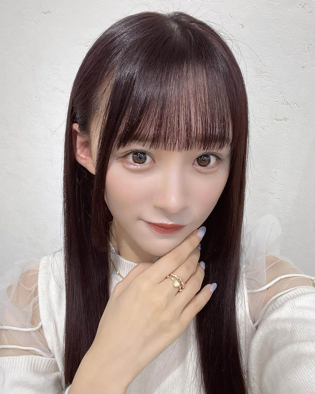 音嶋莉沙さんのインスタグラム写真 - (音嶋莉沙Instagram)「毛先が傷んできてたのでトリートメントしていただいたよ✨ カラーも安定に紫系のカラーに🍇♡」12月9日 21時00分 - otoshima_risa