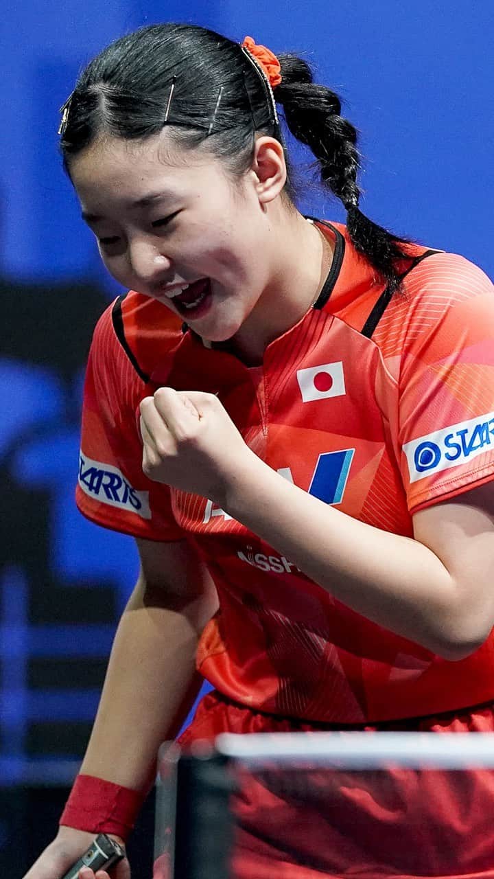 ITTF Worldのインスタグラム：「It's always electrifying when these teen titans face off ⚡️   Relive the best points from Miwa and Shin's showdowns ahead of #WTTNagoya ⛩  #WTTFinals #PingPong #TableTennis」