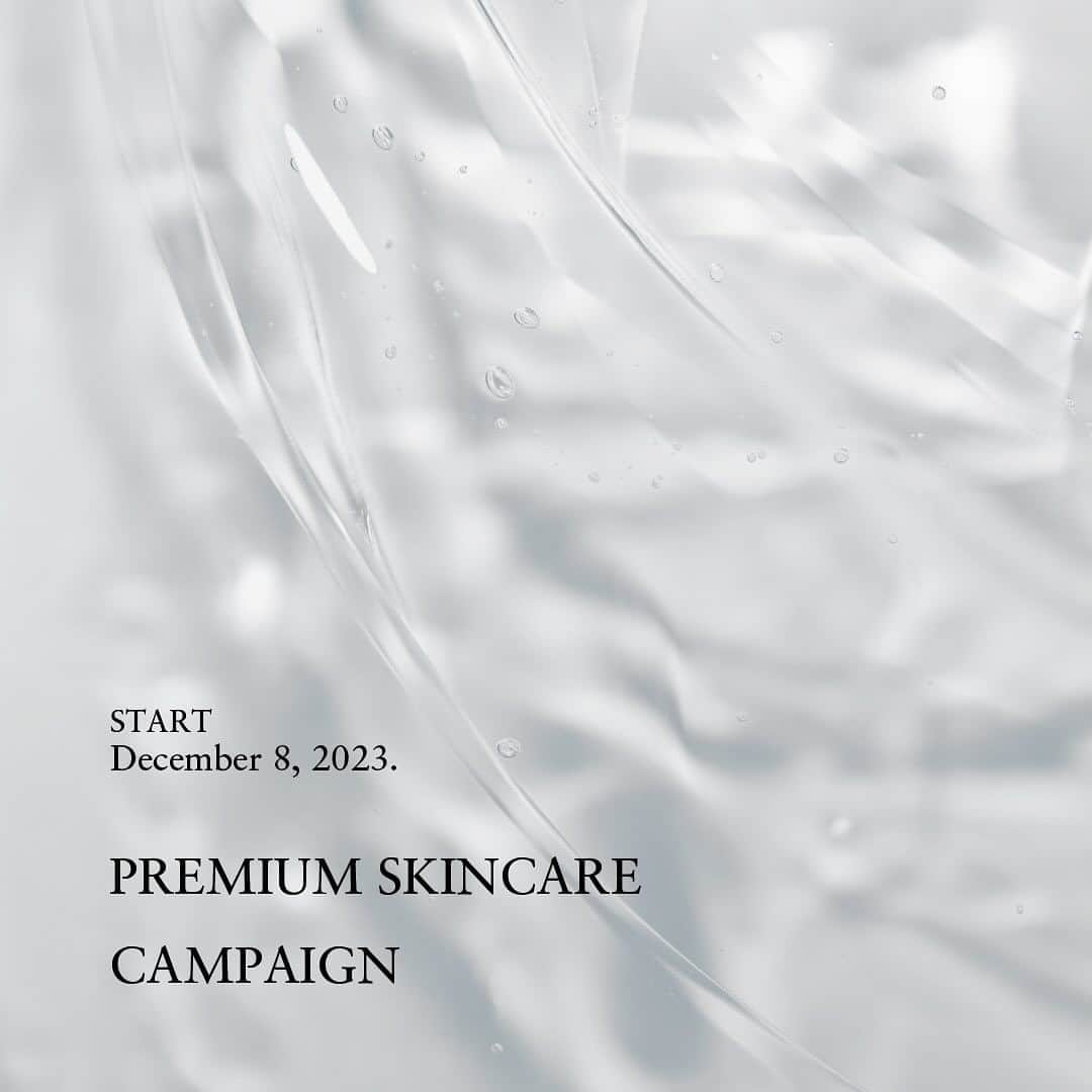 celvoke.jpのインスタグラム：「PREMIUM SKINCARE CAMPAIGN プレミアムスキンケアキャンペーン  期間：12月8日～12月31日 プレミアムライン含む14,300円（税込）以上ご購入でインナーリサージェンスリキッド（2,808 円（税込））を1本プレゼント。  ■ABOUT INNER RESURGENCE LIQUID  世界初配合*のアナツバメ巣発酵液と、相性の良い天然素材やハーブを厳選し、独自のブレンドで配合しました。体の状態を健やかに整えながら、美容効果をもたらしトータルでアプローチ。強くしなやかな美しい体づくりをサポートするドリンクです。 *2017年11月現在  ＃インナーケア　＃Celvoke　＃セルヴォ―ク　＃アナツバメ巣　＃美容　　＃オーガニック」