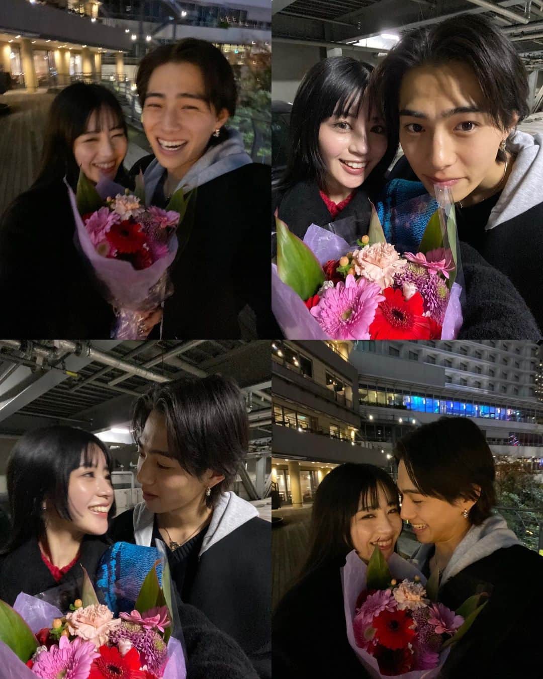 こたさんのインスタグラム写真 - (こたInstagram)「3年前何となく入ったお店で3年越しに同じ席で食べに行ってきた✌️ 4年目もいっぱい喧嘩しよか〜」12月9日 21時11分 - koji._.ron01