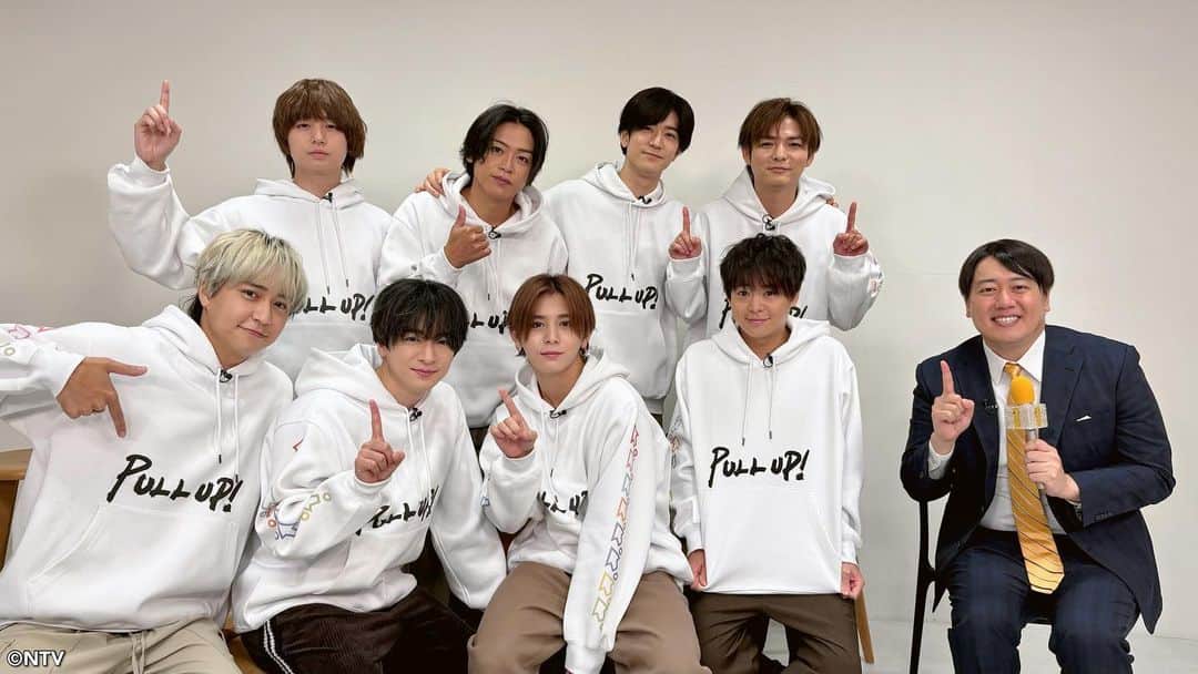 日本テレビ系『シューイチ』のインスタグラム：「. 9時35分頃からはショービズ🎶  📌🆕アルバム発売💿 Hey!Say!JUMPの皆さんに直撃🎤 解読困難🤔⁉️8人で絵しりとりに挑戦🎨  #HeySɑyJUMP #HSJ_PULLUP #山田涼介#知念侑李#中島裕翔 #有岡大貴#髙木雄也#伊野尾慧 #八乙女光#薮宏太 #安村直樹 #シューイチ」