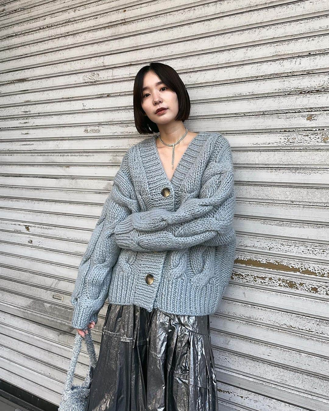 MOUSSY SNAPさんのインスタグラム写真 - (MOUSSY SNAPInstagram)「#MOUSSYSNAP @re_ka622 162cm  ・VOLUME CABLE CARDIGAN(010GAG70-6770) ・VOLUME SILHOUETTE SKIRT(010GA230-7210) ・GLITTER KNIT BAG(010GAG51-5940) ・STRETCH CHUNKY BOOTS(010GAT52-5450) 全国のMOUSSY店舗／SHEL'TTER WEBSTORE／ZOZOTOWNにて発売中。  #MOUSSY」12月9日 21時55分 - moussysnap