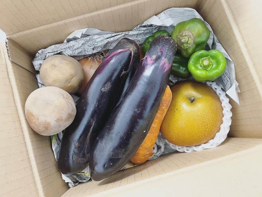 眞家泉のインスタグラム：「. 規格外野菜たちで🍳 皮まで まるっと いただきます 不揃いお芋はわたしのおやつ ほんのささいなことでも ☺︎」