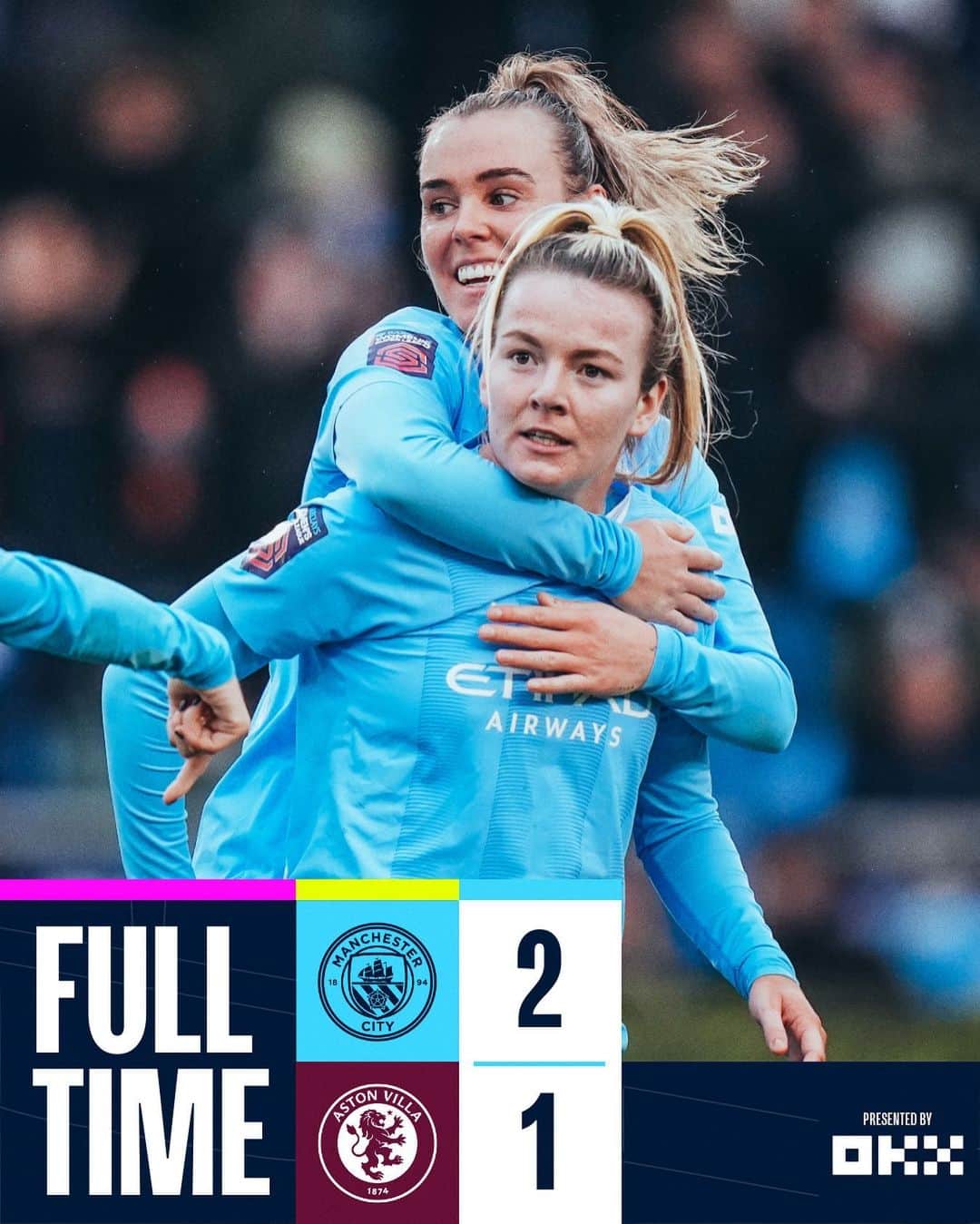 マンチェスター・シティFCのインスタグラム：「Claiming the victory! 💪  🤝 @okx_official」
