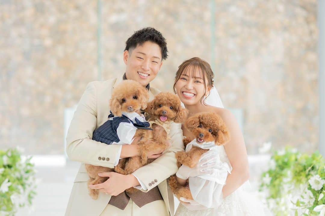 【公式】アールベルアンジェ奈良～結婚式場･ゲストハウス～さんのインスタグラム写真 - (【公式】アールベルアンジェ奈良～結婚式場･ゲストハウス～Instagram)「わんちゃんも大切なご家族  挙式の際に指輪交換のタイミングでお二人の元へ リングを届けてくれる重要な役割を担います✨  「リングドック」とっても可愛いです🐶💍  >>>@artbellangenara   #アールベルアンジェ奈良 #奈良プレ花嫁  #結婚式準備 #結婚式コーデ #結婚式  #プレ花嫁 #卒花嫁 #アールベルアンジェ #奈良花嫁 #関西花嫁 #式場探し」12月9日 23時05分 - artbellangenara