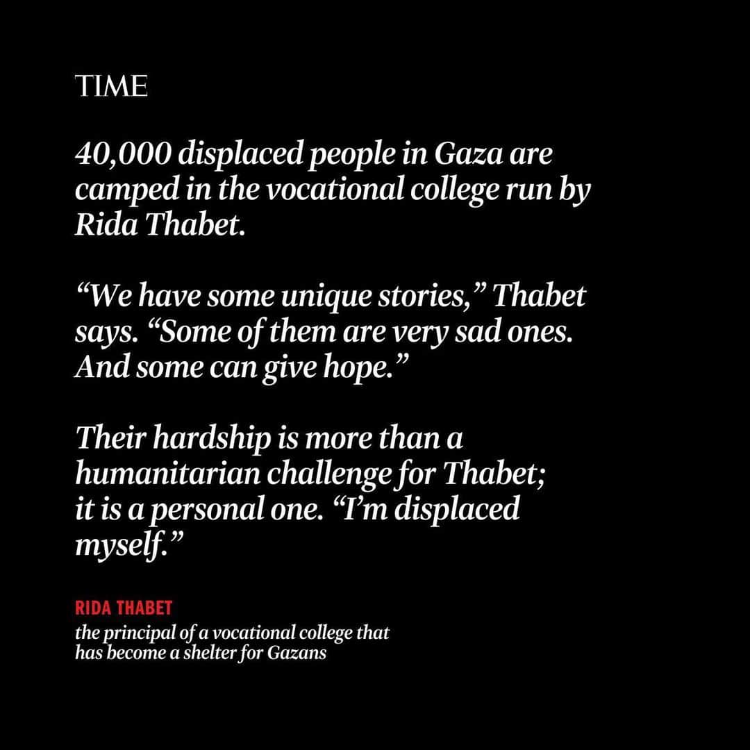 TIME Magazineさんのインスタグラム写真 - (TIME MagazineInstagram)「In the first eight weeks of Israel's assault on Gaza, nearly 16,000 of Gaza’s 2.3 million residents were killed, according to the Gaza Health Ministry. Some 1.9 million were forced to flee their homes, the United Nations reported.  As entire neighborhoods were flattened by bombs, whole new cities sprang up beneath tarps and blankets.  Gazans responded by assuming the duties of wartime public servants. Organizing themselves into what is described as “a simulation of government,” the volunteers delivered basic goods to sustain a civilian population suffering bombardment and homelessness.  “Everything is being shared,” says Ghassan Abu-Sittah, a British Palestinian physician who hastens from his London practice to Gaza whenever there is a war, “and that’s what is keeping society from collapsing. Nobody turns anyone away.”  Here are some of those stories.  Photographs by Moises Saman (@moisessaman)—Magnum Photos for TIME」12月9日 23時00分 - time