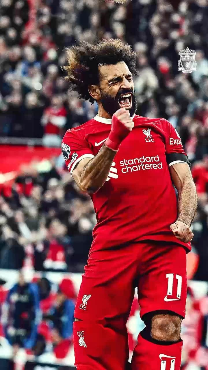 リヴァプールFCのインスタグラム：「Liverpool legend. Egyptian King. 👑」