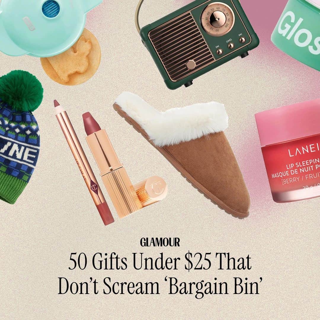 Glamour Magazineのインスタグラム：「There’s an art to holiday shopping, especially when you’re shopping on a budget. At the link in bio, we compiled a list of cheap gifts that are sure to spark just as much joy as the more expensive options.」