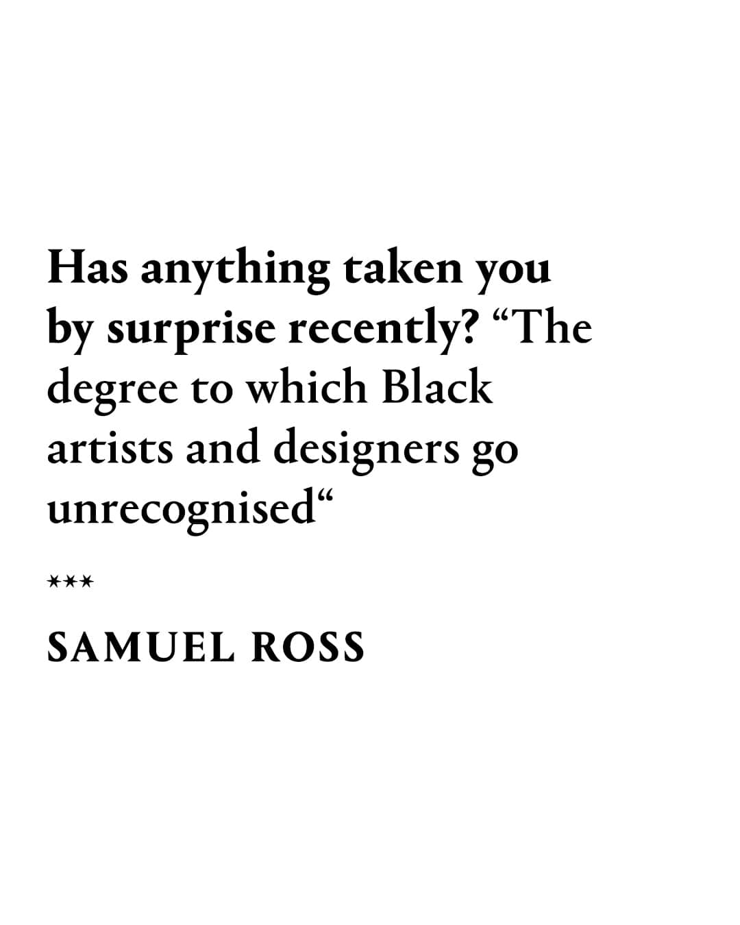 AnOther Magazineさんのインスタグラム写真 - (AnOther MagazineInstagram)「As his new collaboration with @kohler debuts at Design Miami, @acoldwall and @sr.asr.a founder @design.by.samuelross takes on AnOther’s 50 Questions 💙⁠ ⁠ Read the full interview with @alayoakinkugbe at the link in bio 📲⁠ ⁠ 📸 1. Samuel Ross. Courtesy of Kohler Co⁠ 3. A-Cold-Wall* Autumn/Winter 2020. Courtesy of A-Cold-Wall⁠ 5. Samuel Ross. Courtesy of Kohler Co」12月9日 23時51分 - anothermagazine