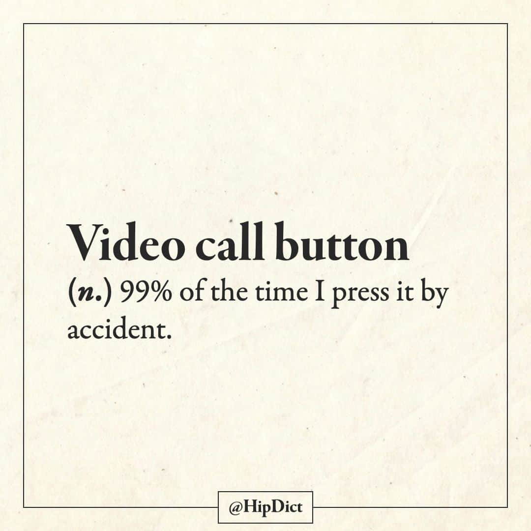 8dictのインスタグラム：「*you missed a video call* them: oops, accident.」