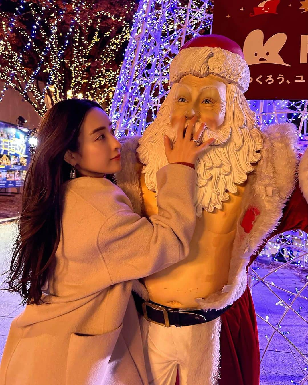 齊藤家澄さんのインスタグラム写真 - (齊藤家澄Instagram)「#xmasmarket  #xmas  #illumination  #santa  #🎅 #🧑‍🎄  #🎅🏻  #🦌  #クリスマスマーケット福岡」12月10日 0時28分 - kanchi_w