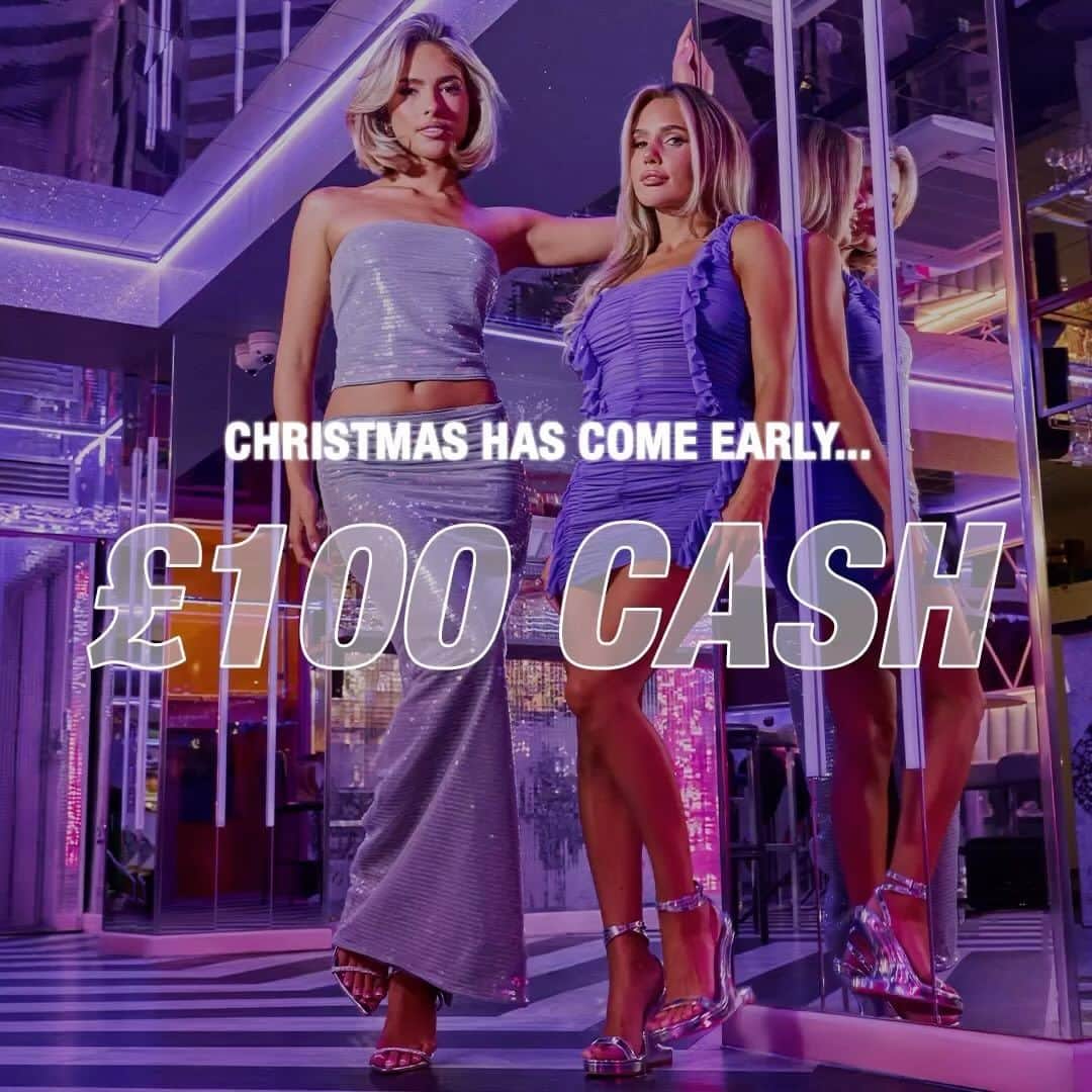 Public Desireのインスタグラム：「💸 WIN £100 CASH 💸  Christmas came early as we’re giving ONE lucky winner £100 CASH! 🤑 For your chance to win: ✨ Make sure your following us on IG and TikTok @publicdesire ✨ Like this post ✨ Comment the ‘💸’ emoji  🤍 Share to your story for a bonus entry!   All 12 days of Christmas winners will be announced on 13/12, full T&Cs: https://bit.ly/3R7igat  Good Luck! 💖」