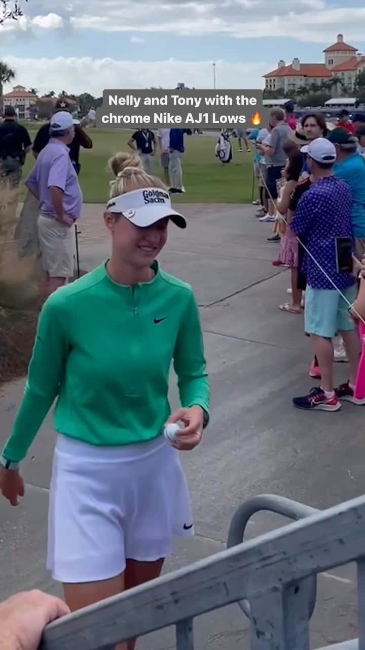 チョン・インジのインスタグラム：「Team FiNelly arrived to the 1st tee in matching chrome Nikes. 🔥🤌  📺: GC & @peacock at 2 PM ET | @grantthorntoninv」