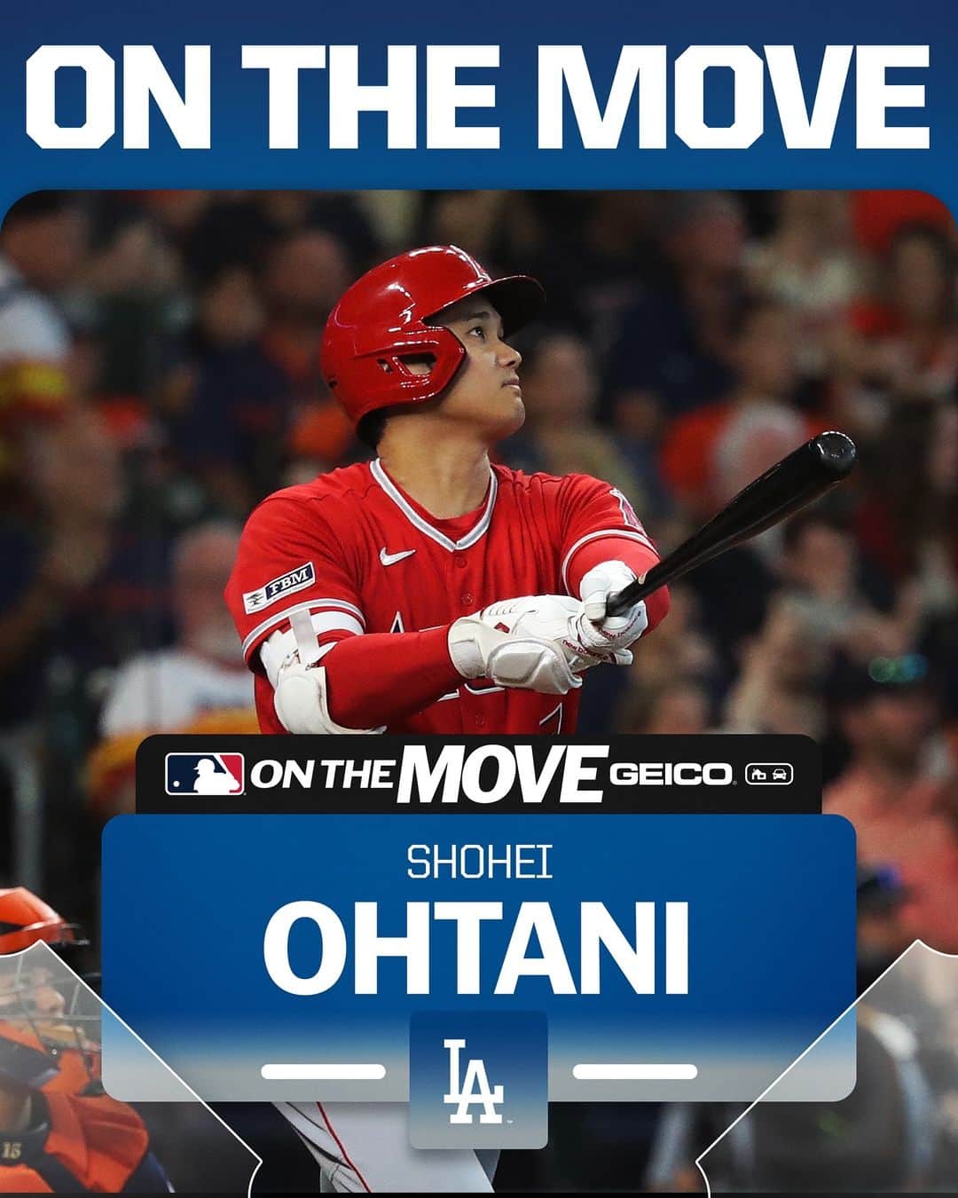 のインスタグラム：「@shoheiohtani announces he is signing with the Dodgers.」