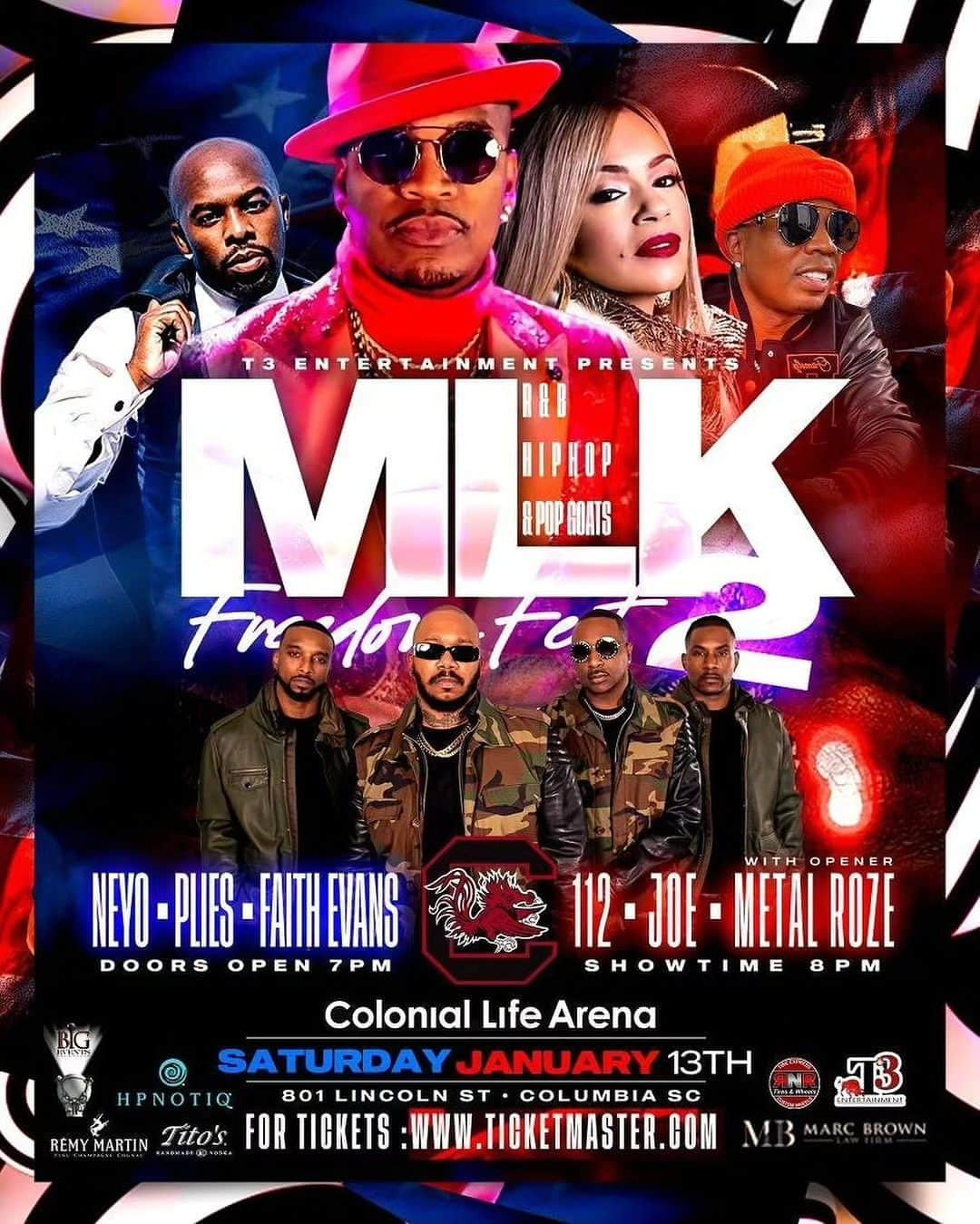 フェイス・エヴァンスのインスタグラム：「🚨🚨NEW SHOW ALERT! 🚨🚨  COLUMBIA, SC! Join us MLK weekend at Colonial Life Arena on January 13! See you there!  Tickets are available now at Ticketmaster!」