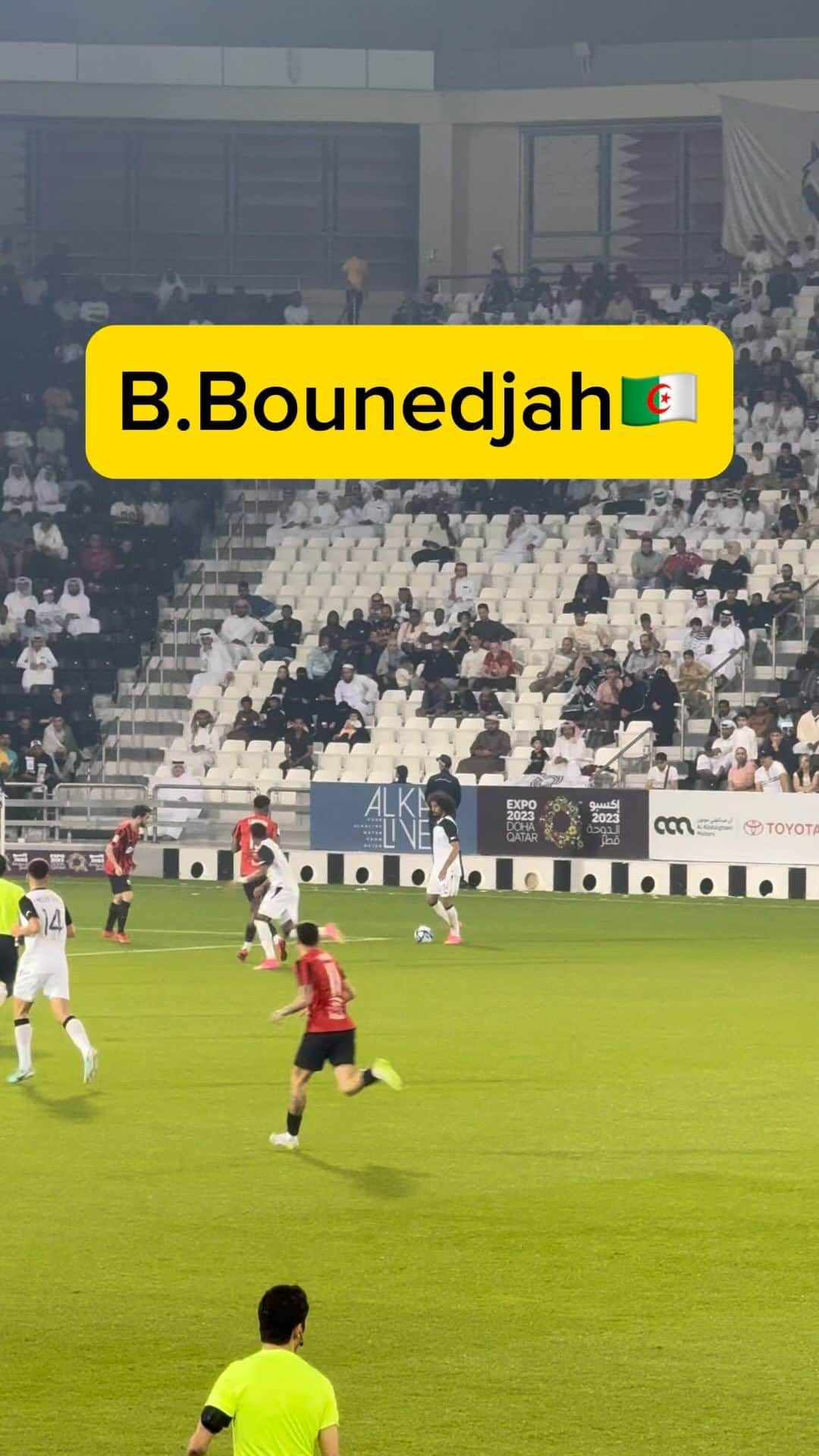 木村太陽のインスタグラム：「B.Bounedjah🇩🇿  #qatarstarsleague」