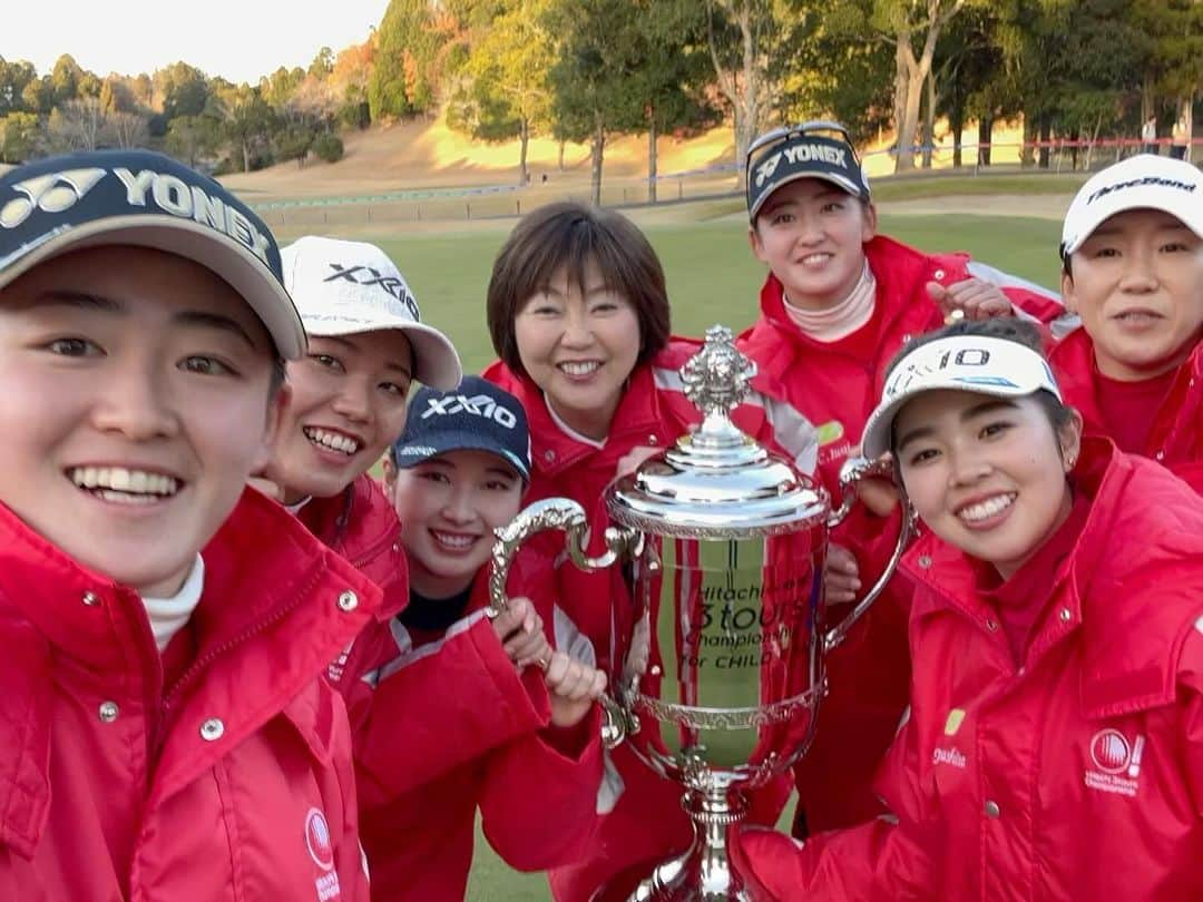 シン・ジエのインスタグラム：「Team JLPGA.   熱い応援、本当にありがとうございます。🙇‍♀️」