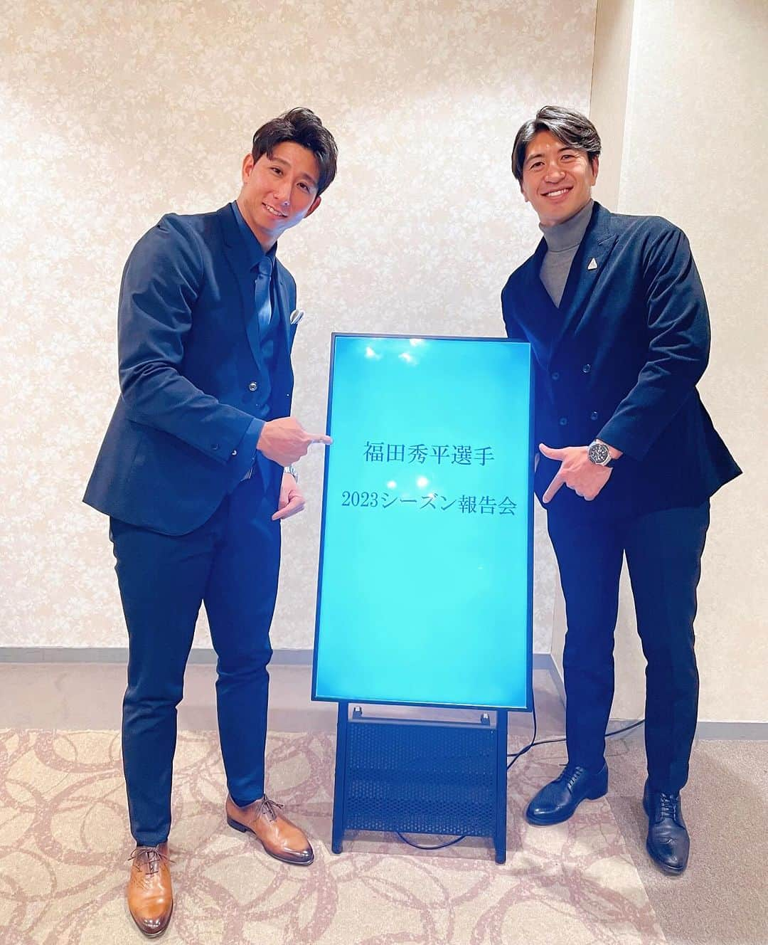 田中大貴のインスタグラム：「ハヤテ223福田秀平誕生🎙️#NPB新球団へ #ファンミーティング #福田秀平 #挑戦 #ハヤテ223」