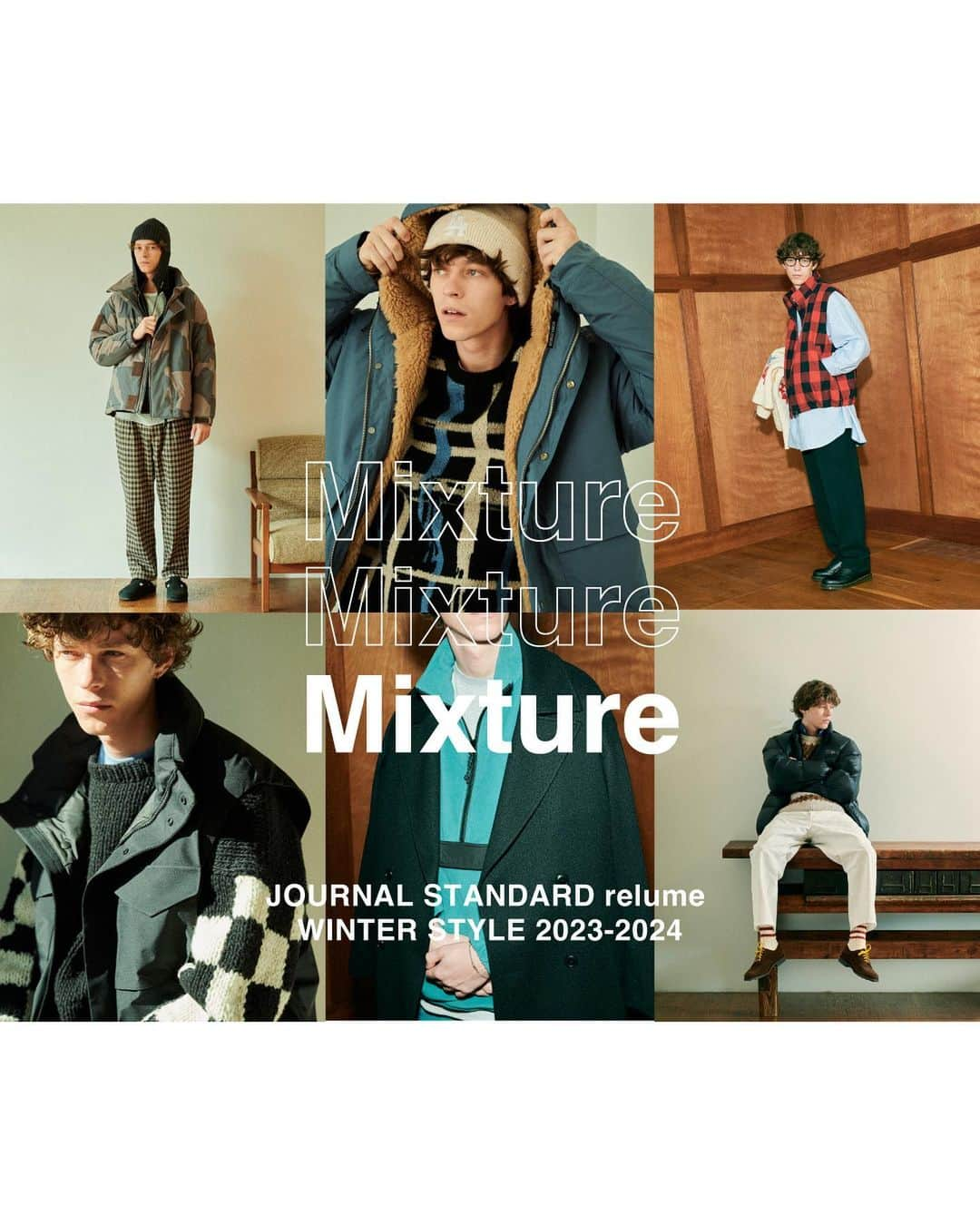 JOURNAL STANDARD relumeさんのインスタグラム写真 - (JOURNAL STANDARD relumeInstagram)「Mixture  JOURNAL STANDARD relume WINTER STYLE 2023-2024  冬の訪れを感じる12月は、「何をどう着ようか」とコーディネートに一番迷う時期。裏を返せばファッションが楽しい時期とも言えるはず！本ページでは、ダウンベストをインナーにしたり、ロングコートにフリースのセットアップを合わせたりと、スタイルMIXをキーワードにrelumeアイテムのバラエティに富んだ掛け合わせをご紹介します。  全編はベイクルーズストア特集ページよりご覧いただけます。 https://baycrews.jp/feature/detail/10770  #sierradesigns #firstdown #2023aw #2024ss #journalstandardrelume  #ジャーナルスタンダードレリューム」12月10日 20時32分 - js_relume