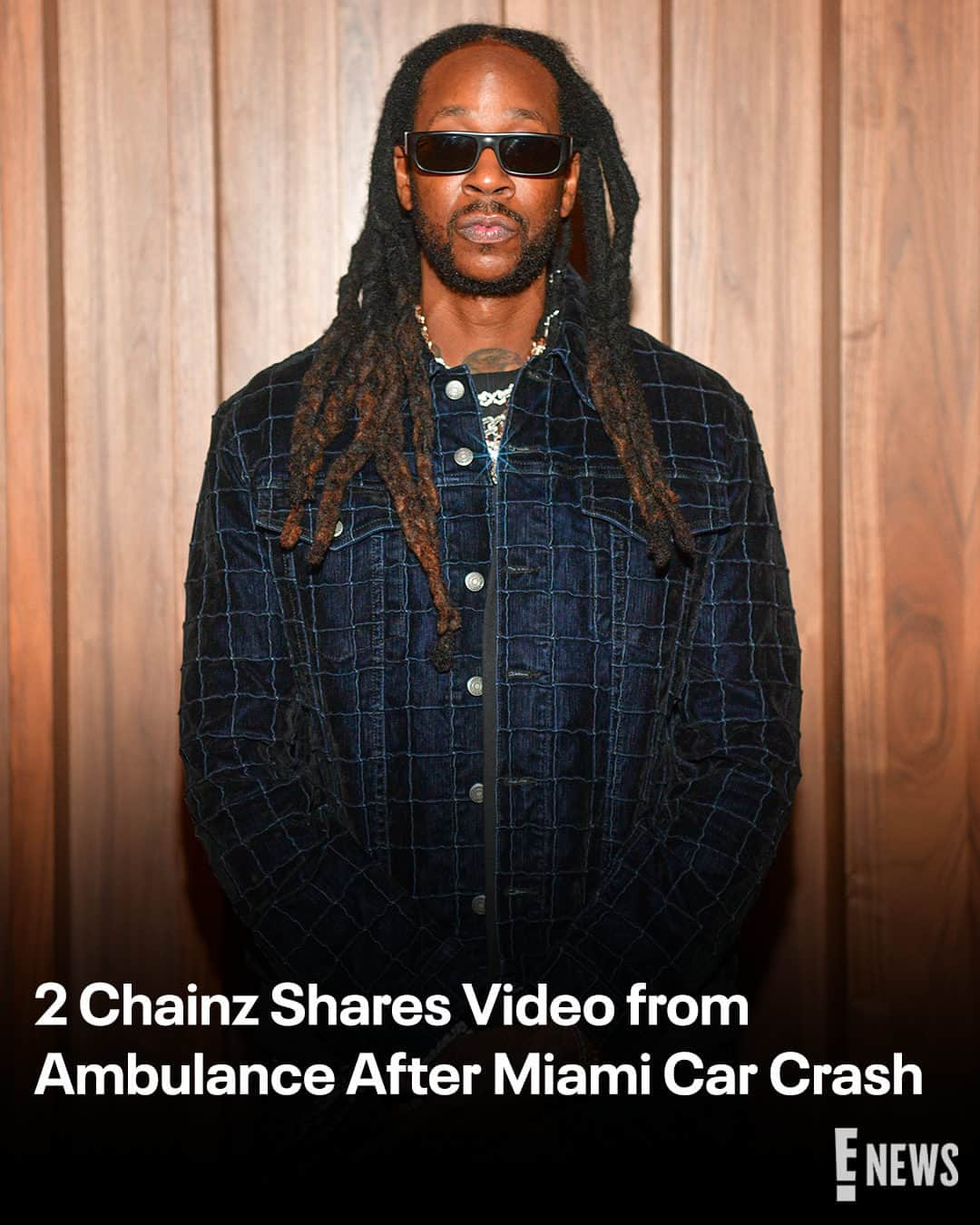 E! Onlineさんのインスタグラム写真 - (E! OnlineInstagram)「2 Chainz posted a video of himself on a stretcher after it was reported that he was involved in a car accident in Miami. 💔 Link in bio for everything we know. (📷: Getty)」12月10日 13時00分 - enews