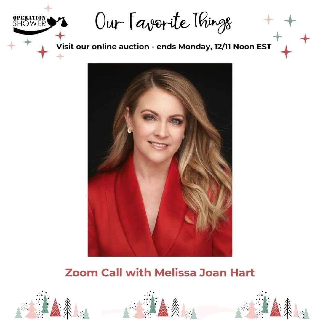 メリッサ・ジョーン・ハートのインスタグラム：「Win a zoom call with me to support @operationshower who give military wives fabulous baby showers full of love and gifts! Link in the bio at @operationshower」