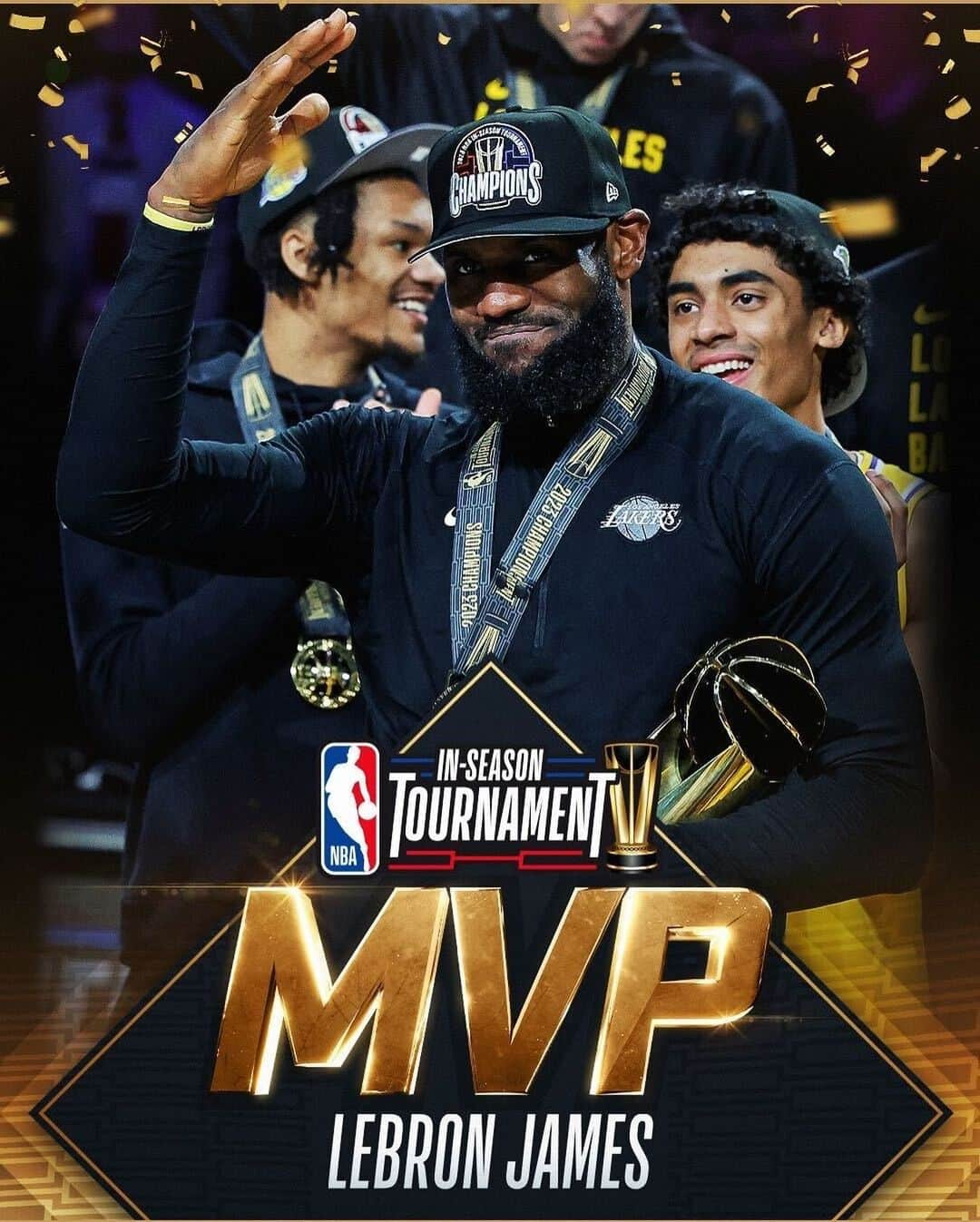 NBAさんのインスタグラム写真 - (NBAInstagram)「The first-ever NBA In-Season Tournament MVP… LeBron James! 🏆」12月10日 14時29分 - nba