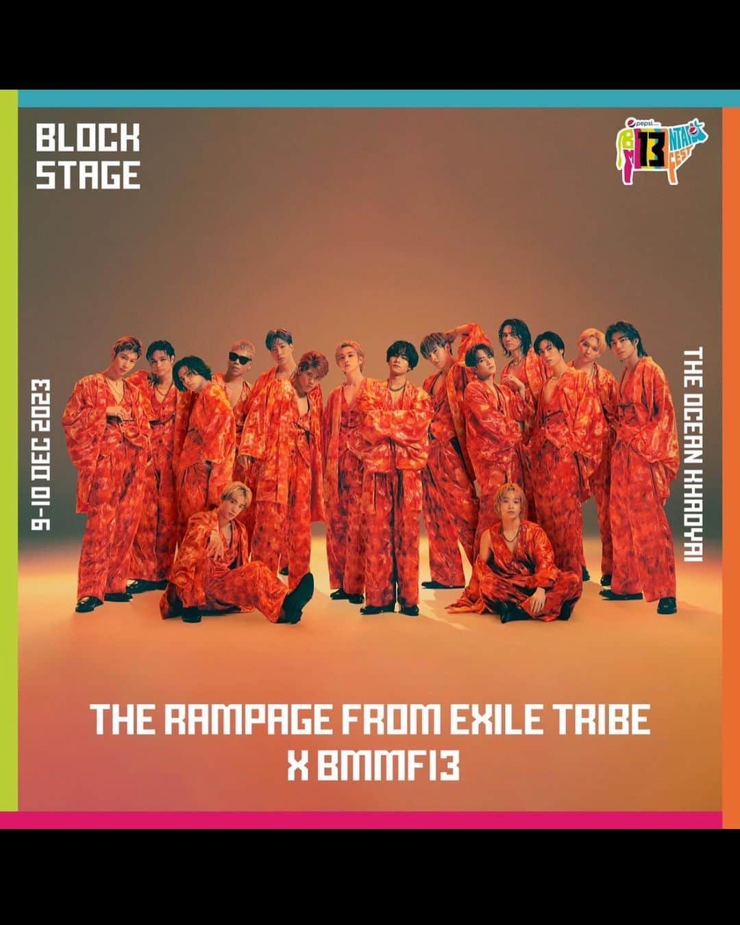LIKIYAのインスタグラム：「BIG MOUNTAIN MUSIC FESTIVAL🇹🇭 @bigmountainmusicfestival   We’re going to perform at the BLOCK STAGE tonight 8:10pm🔥  Don’t miss it👍  #therampage #bigmountainmusicfestival  #bmmf13」