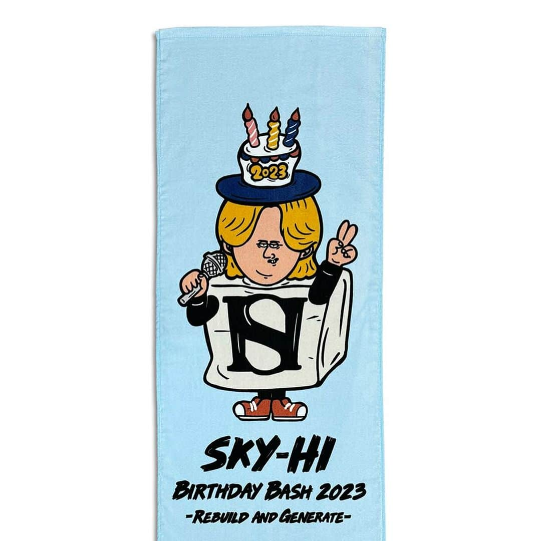 SKY-HIさんのインスタグラム写真 - (SKY-HIInstagram)「SKY-HI Birthday Bash 2023 -Rebuild And Generate- NEW GOODS  各日ともに13:00より会場物販開始予定  #BB2023_RAG 限定アイテム🎂 ぜひゲットしてください！  いよいよ明日から2DAYS開催！ TICKET SOLD OUT🔥  #SKYHI」12月10日 16時47分 - skyhi_staff