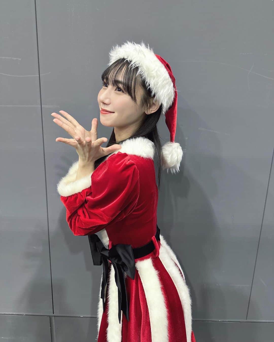 兵頭葵のインスタグラム：「.  🦌🛷🎅🏻  #STU48 #兵頭葵」