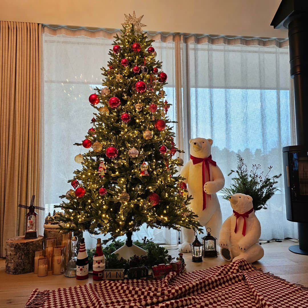 ハン・ヘジンさんのインスタグラム写真 - (ハン・ヘジンInstagram)「❄️Merry Christmas!⛄️서울에 있으면 강원도에 오고싶고..강원도에 오면 서울에 가기 싫고🤣 여러분은 크리스마스트리 하셨나요? 전 좀 늦었어요^^ 열심히 만들어서 여러분께 보여드리고 싶었어요! 어때요? 저 잘 만들었나요😁 그런데.. 여러분은 크리스마스에 뭐 하시나요? 저는 말이죠...흠........🥹」12月10日 18時08分 - modelhanhyejin