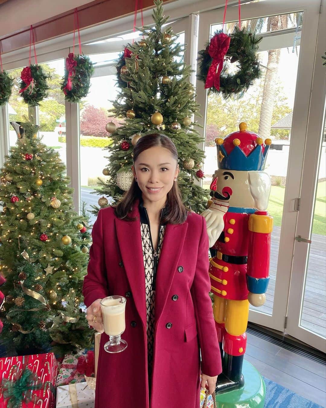 森理世のインスタグラム：「Santa brunch 🎄🫶🏻✨」