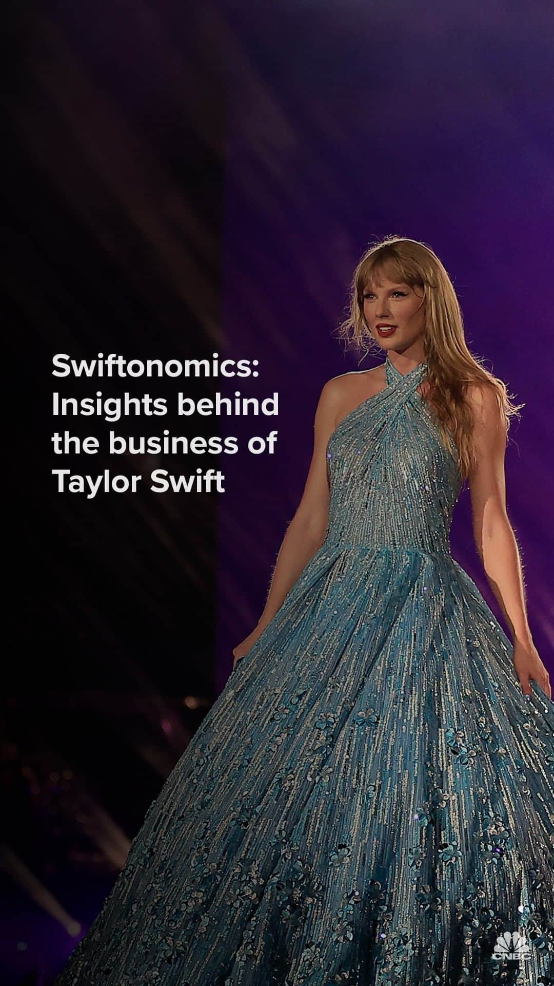 CNBCのインスタグラム：「Taylor Swift is more than just a pop icon — she’s a business powerhouse. Here’s a look at the numbers.」