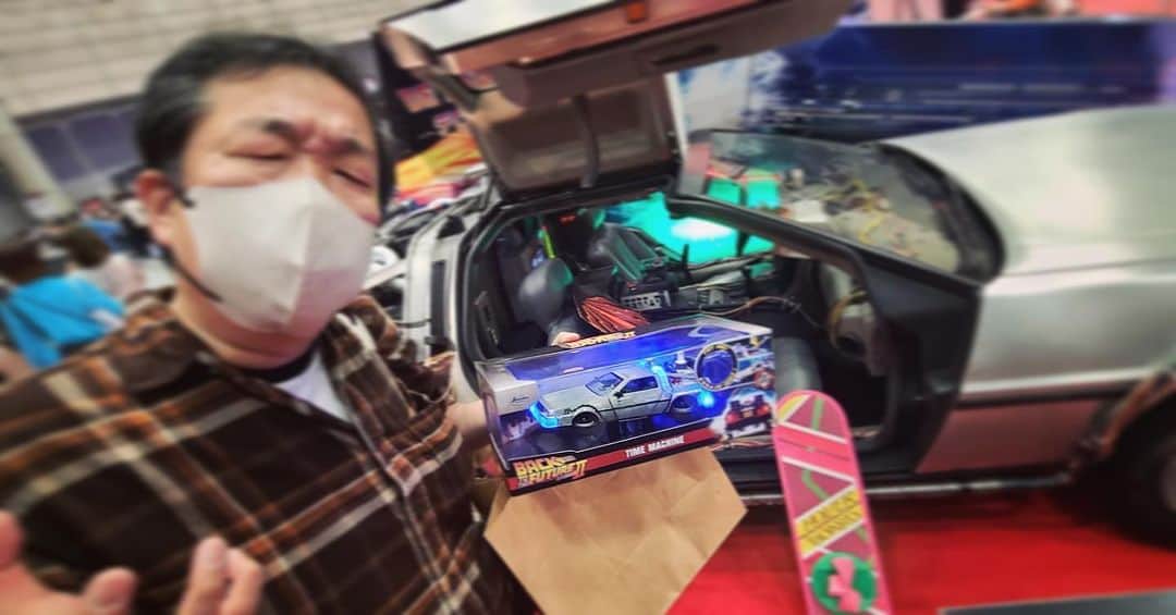 木村ひさしのインスタグラム：「デロリアン、いただいた。 ありがとうございました😊」
