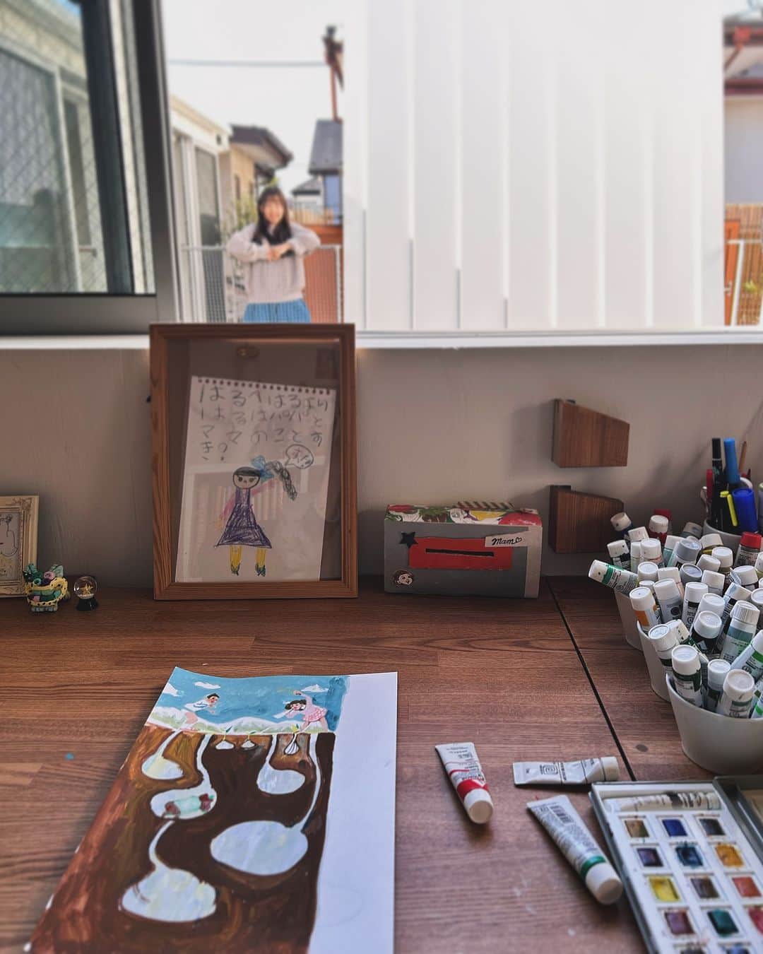 五月女ケイ子のインスタグラム：「my new atelier  新しいアトリエ  #五月女ケイ子#keikosootome #illustrator #atelier #アトリエ」