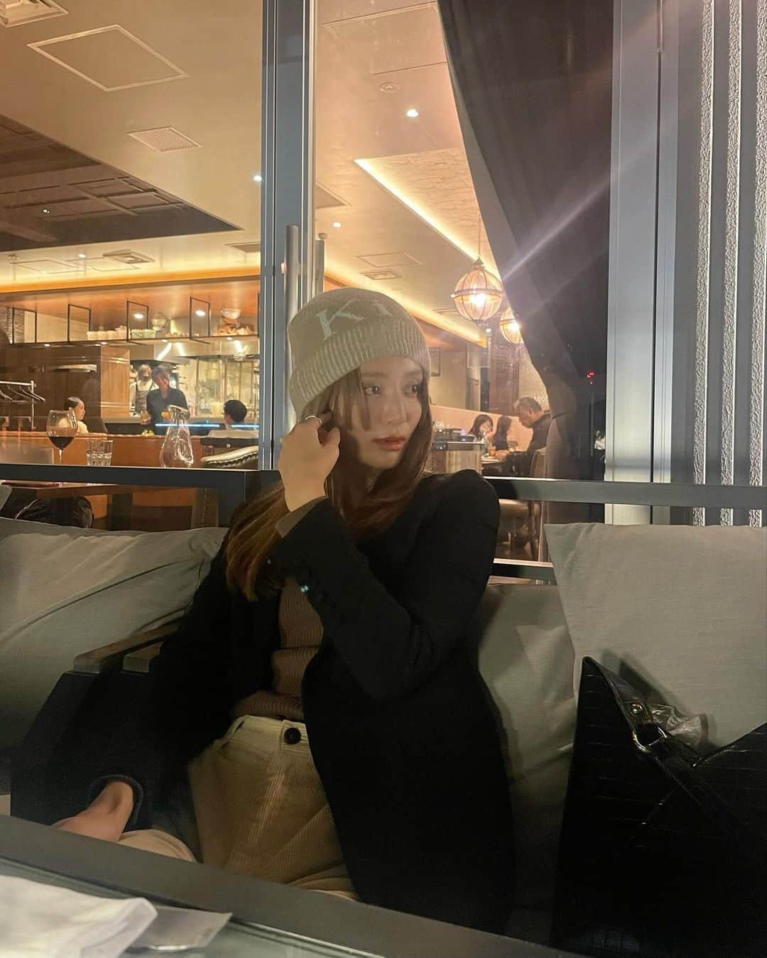 優木望未のインスタグラム：「金髪さよならしたけど あまりみんなに気づかれない笑 姫カットいれてもらいました🙆🏾 @jurk_you」