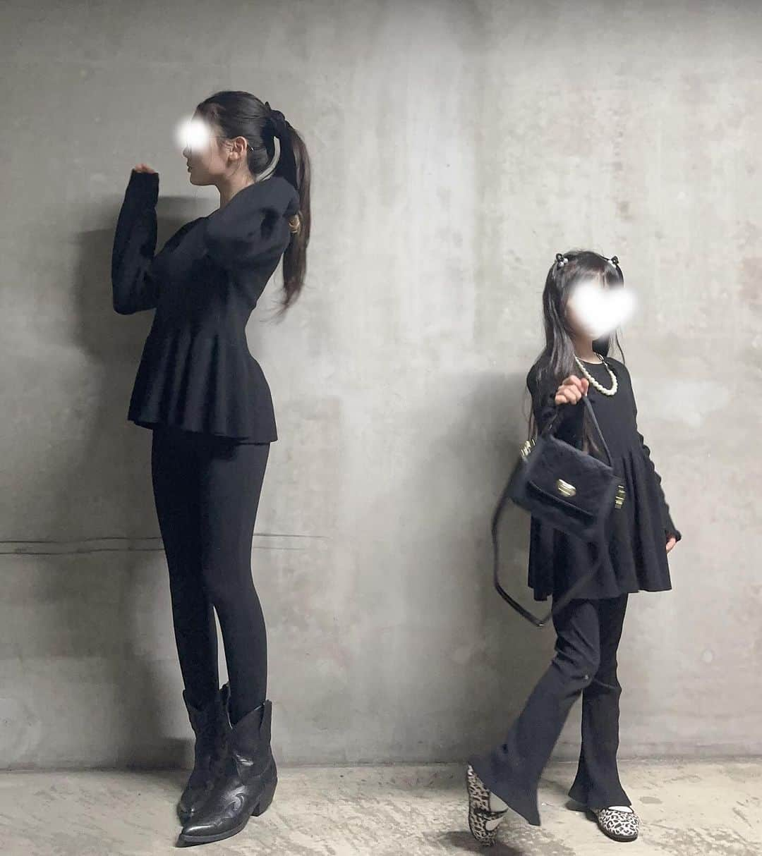 木下優樹菜のインスタグラム：「子供服のアパレルをやっているファンの子が 赤ちゃんの頃からりぃまかに洋服をプレゼントしてくれるんだけど 選んでくれる洋服が大人っぽ🖤な感じになって成長を感じる😙 #いつもありがとう🩷」