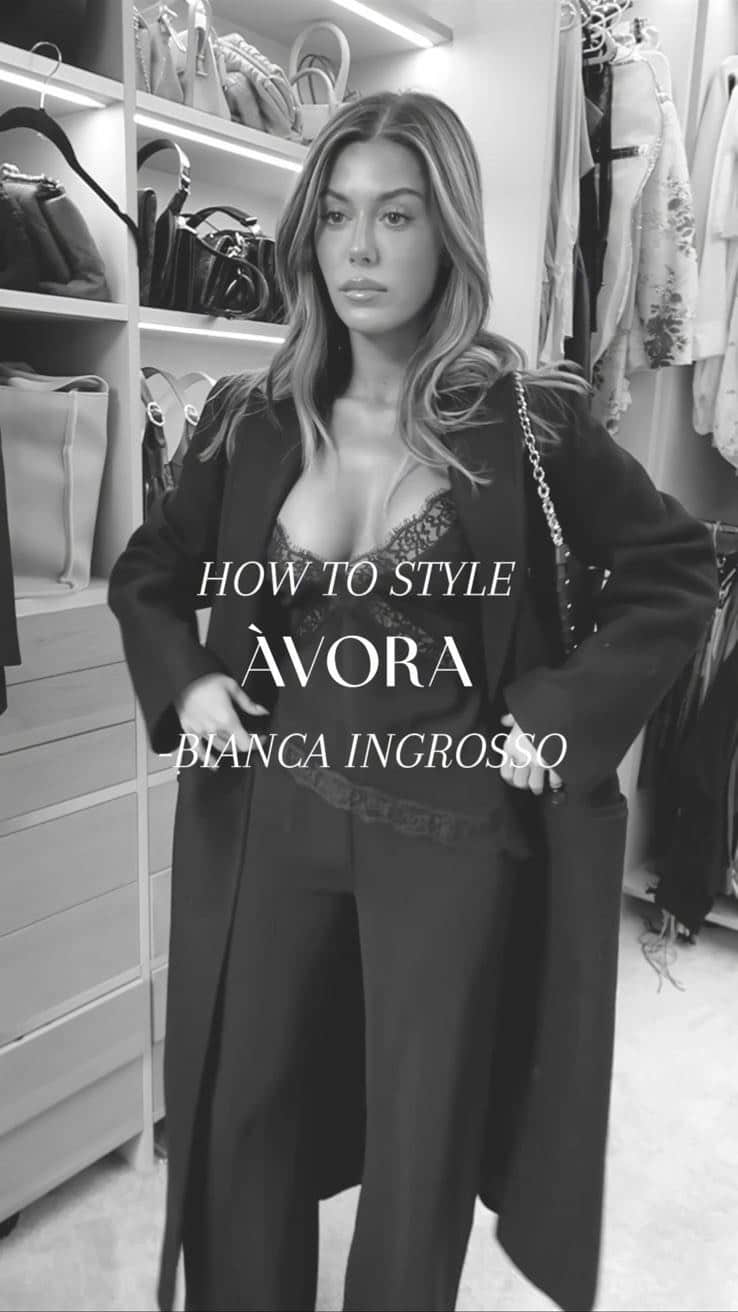 Bianca Ingrossoのインスタグラム：「Advertisement @avorastudio  When you fall in love all over again in your own design 🫶🏻 Get your fave piece now over at @avorastudio  And for everyone in Oslo, now we’re at @monikeroslo 💌 Love you 🖤」