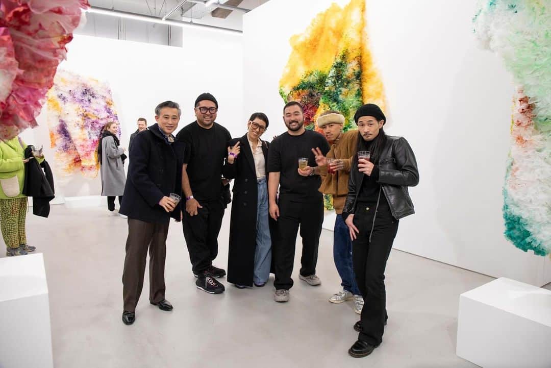小泉智貴のインスタグラム：「Pre opening party at @yukiko.mizutani with cocktails supported by @hennessy 🥃 Thank you for coming and supporting🫶」