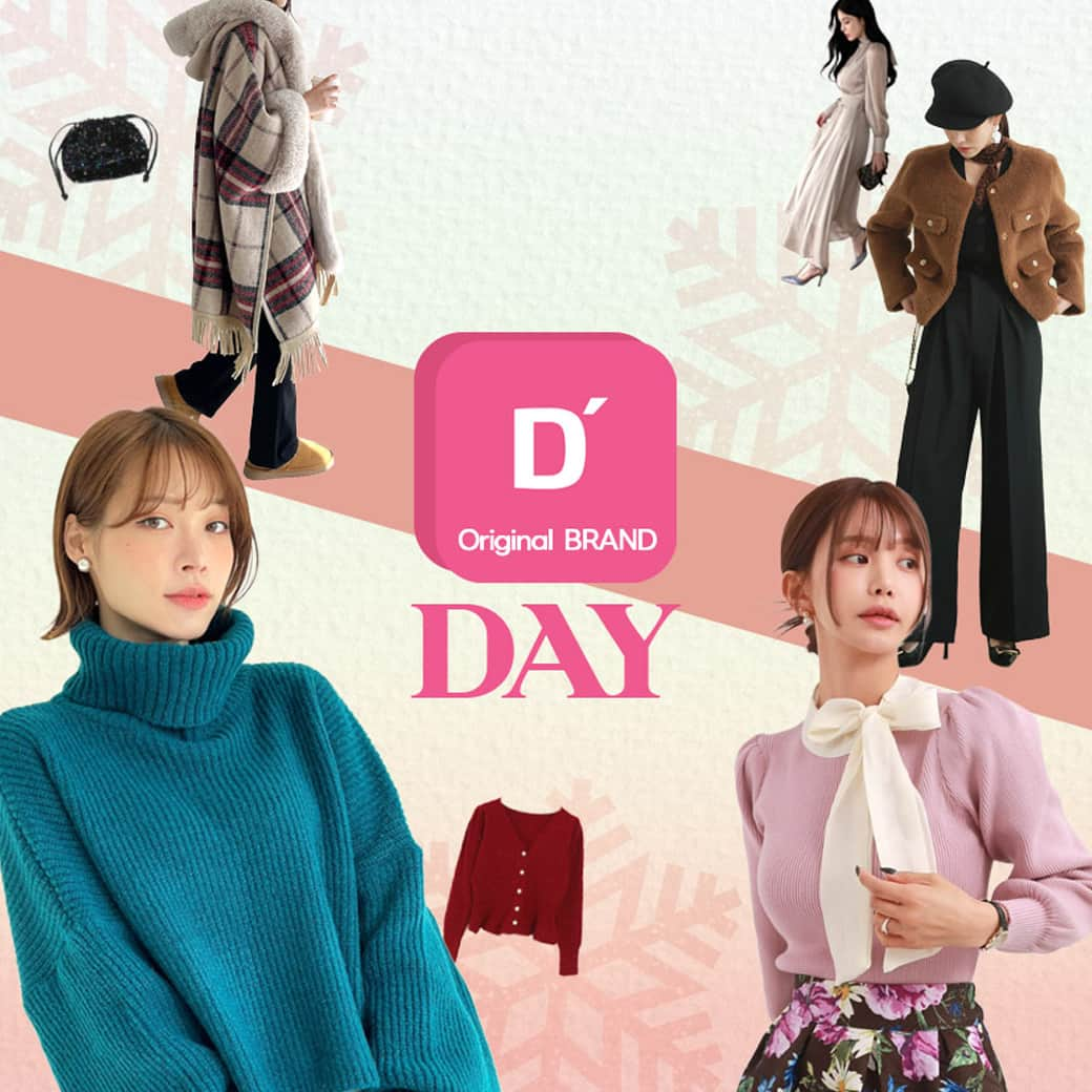 DHOLICさんのインスタグラム写真 - (DHOLICInstagram)「🎊今日は「D-DAY」DHOLICのオリジナルブランドデー❤🎊 1日限り最大50％OFFからクーポンや抽選でプレゼントまで🎁  様々なキャンペーンやSALEを開催しておりますので 是非、DHOLICまで遊びに来てください🙇‍♀️🙇‍♂️  本日の23：59までです‼ お急ぎください🚀  #dholic #ディーホリック#冬新作 #冬コーデ #韓国好きな人と繋がりたい #韓国通販 #韓国ファッション #オフィスルック #今日のコーデ #コーディネート #服好きと繋がりたい #大人女子 #可愛い #大人可愛い #instafashion #ootd #fashion #koreafashion #wear #한국 #한국패션 #骨格コーデ #着やせ #通勤コーデ #垢ぬけコーデ #淡い色 #淡いコーデ #淡い民」12月11日 1時00分 - dholic_official