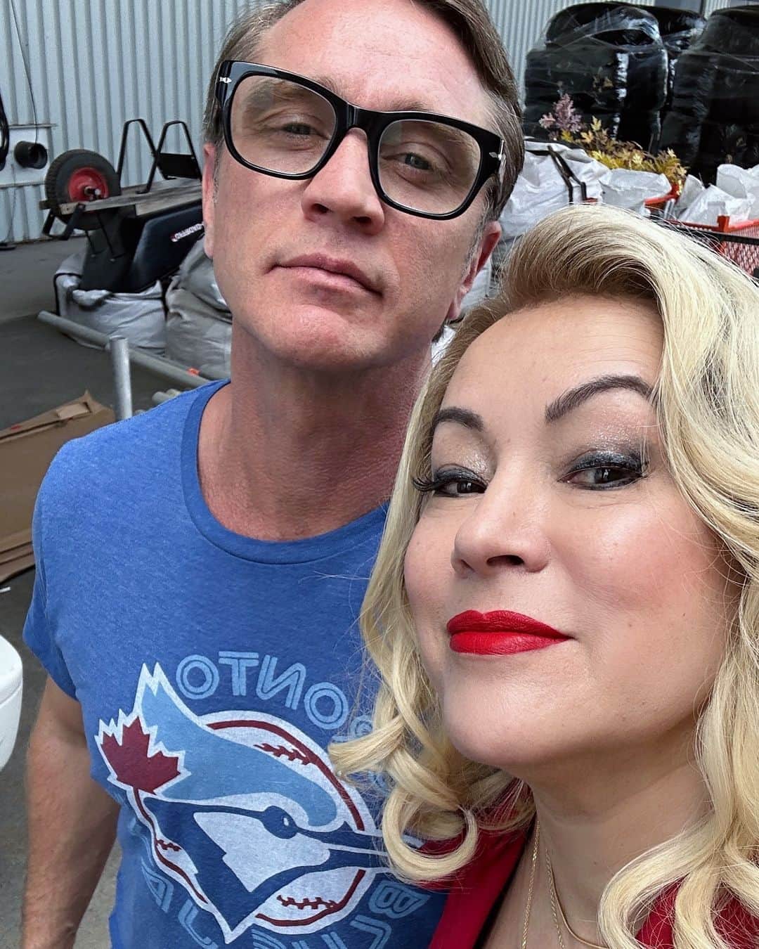 ジェニファー・ティリーのインスタグラム：「Mr President, I presume…?  #Chucky #chuckyseason3 #TiffanyValentine #chuckytvseries」