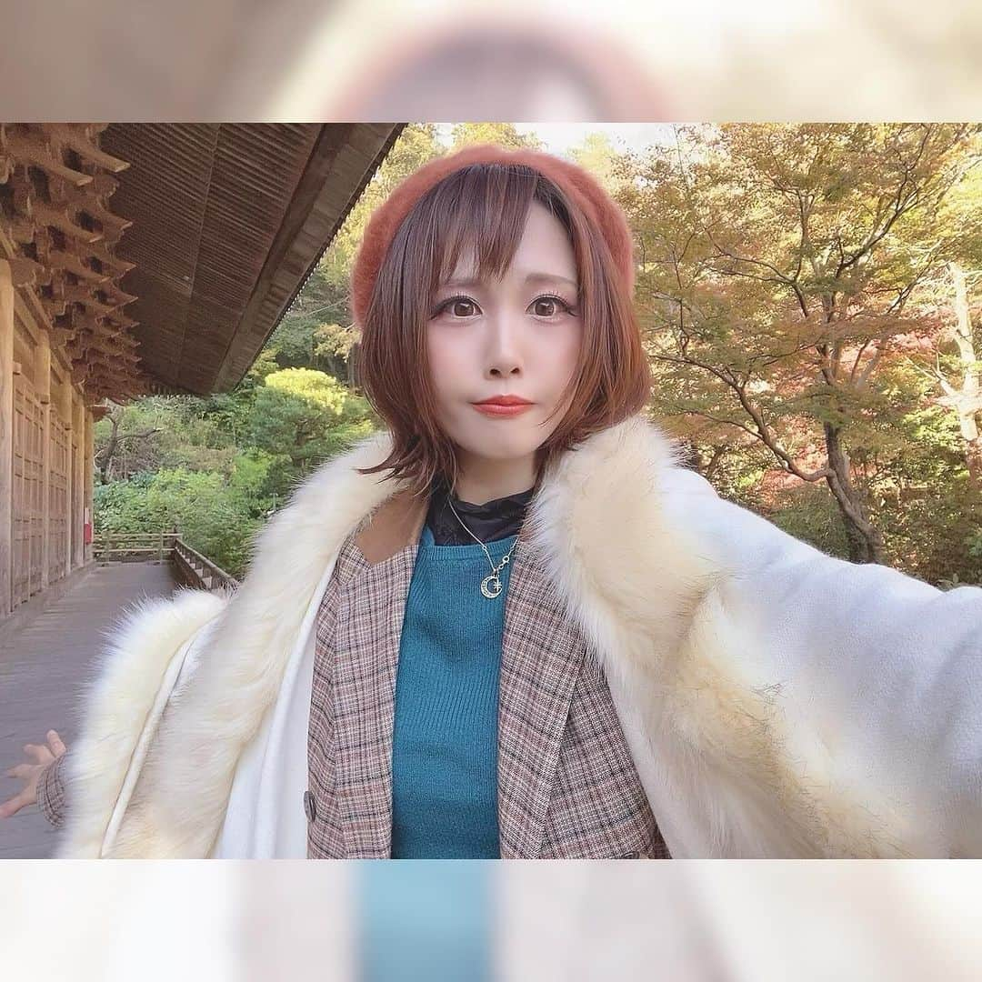 杉絵里香さんのインスタグラム写真 - (杉絵里香Instagram)「鎌倉で撮影〜📷🍁 . 天気良くて良かったぁ☀️ . 撮れ高たくさん💓 . . . #鎌倉 #自撮り  #紅葉  #秋冬コーデ  #撮影  #被写体  #ポートレート  #portrait  #model  #photo  #photography  #fashion  #japanesegirl  #japanesemodel  #followme #美脚  #ショートヘア  #カメラマンさんと繋がりたい  #写真好きな人と繋がりたい  #キリトリセカイ  #ファインダー越しの私の世界  #杉絵里香」12月11日 2時18分 - erika__s.8