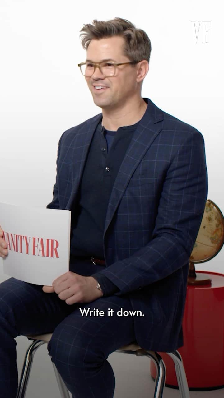 Vanity Fairのインスタグラム：「Your move, @merrilyonbway. Watch as @joshgad and @andrewrannells, the stars of @gutenbergbway, put their knowledge of each other to the test at the link in bio.」