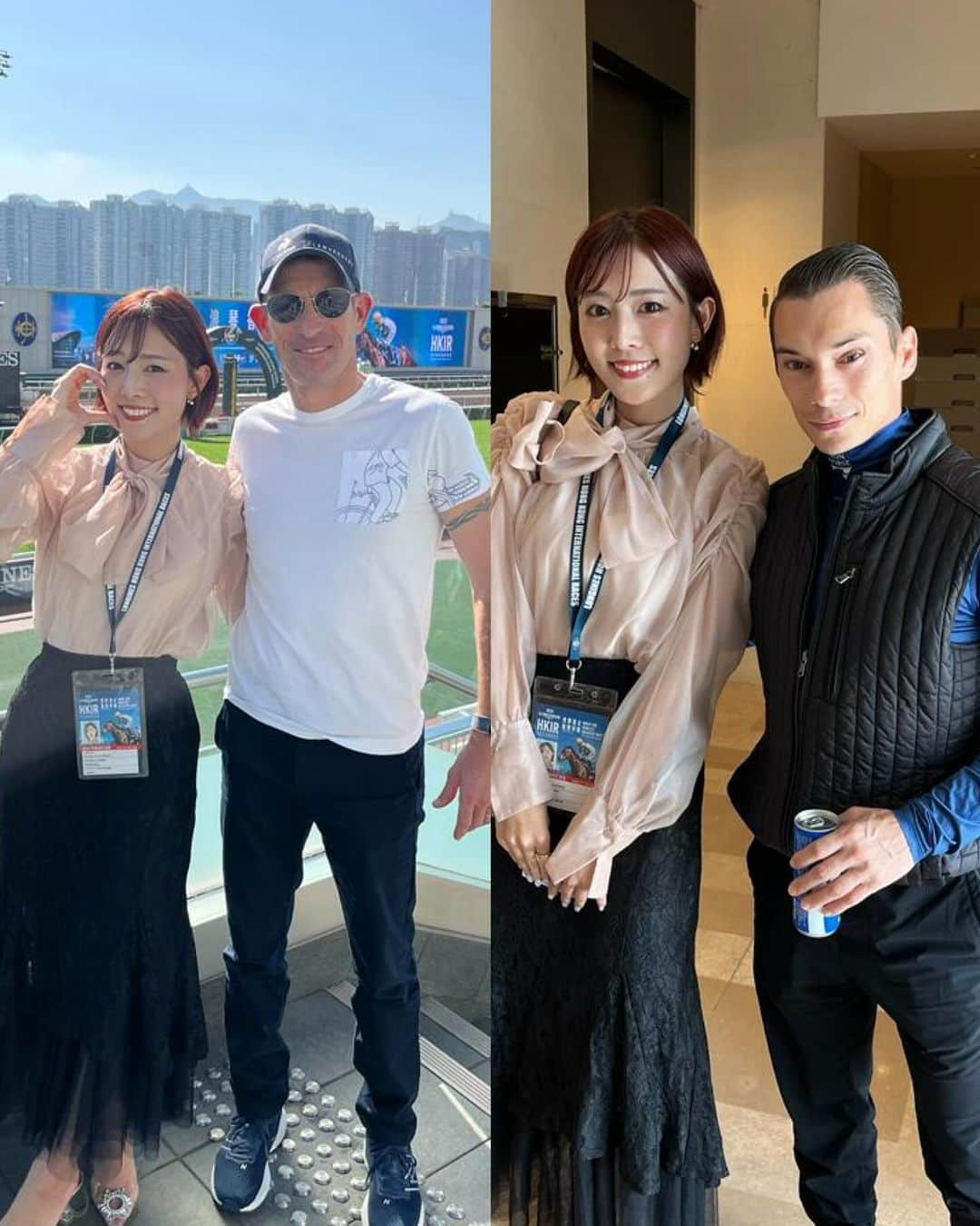 桑原茉萌さんのインスタグラム写真 - (桑原茉萌Instagram)「【香港競馬5日目🇭🇰🏇】 Thank you for taking a picture with me❣️❣️ in Sha Tin Racecourse 🏇  #香港 #hkjc #hongkong #horseracing  #騎手 #競馬 #香港競馬 #香港国際競走  #國際騎師錦標賽 #浪琴國際騎師錦標賽 #騎師非凡一族 #跑馬地馬場 #浪琴 #IJC #LonginesIJC #HKRacing #Jockeysarespecialbreed #GoRacingHK #HappyValleyRacecourse  #longines #香港國際賽事 #浪琴香港國際賽事 #世界舞台草地王者 #沙田馬場  #浪琴 #HKIR #HKRacing #turfworldchampionships #GoRacingHK  #ShatinRacecourse  #longines #umajo #fyp #shatinracecourse」12月11日 12時10分 - cindystory__